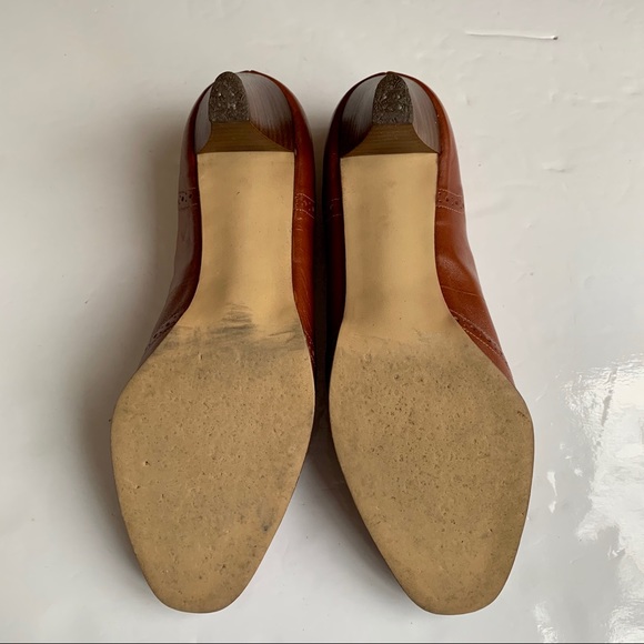 Socialites vintage leather heeled pump - Picture 6 of 8